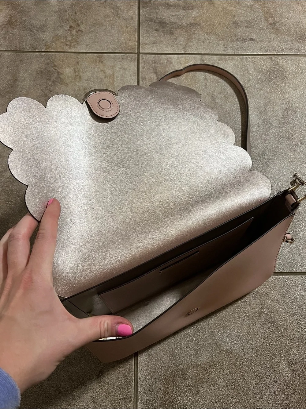 Kate Spade Pink Leather Shoulder Bag